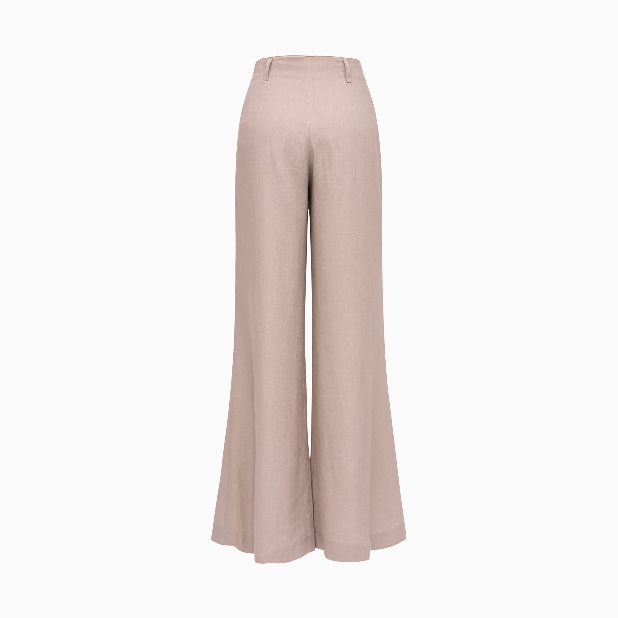 Pantalon fashion lin fluide